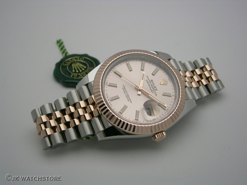 ROLEX DATEJUST 126331 EVEROSE SUNDUST DIAL 2023 DSCN5079_f90a2b.JPG